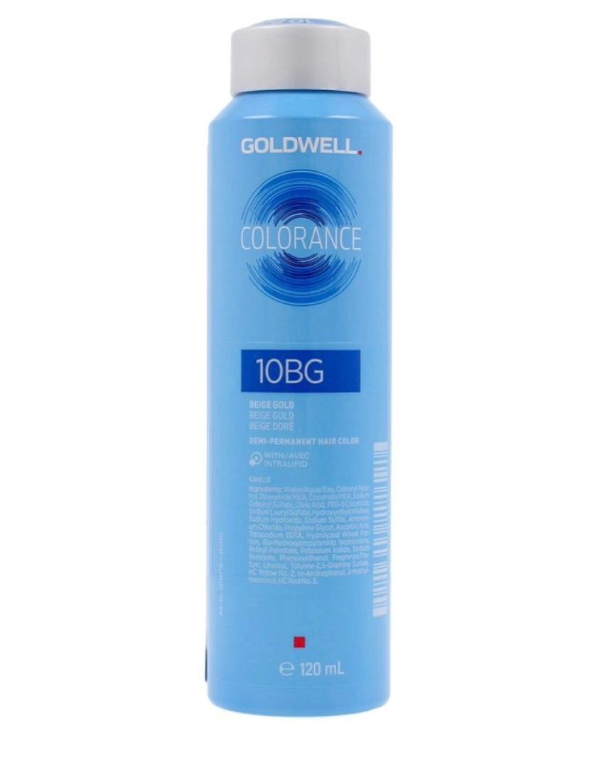 imagem de Colorance Demi-permanent Hair Color #10bg Goldwell 120 ml1