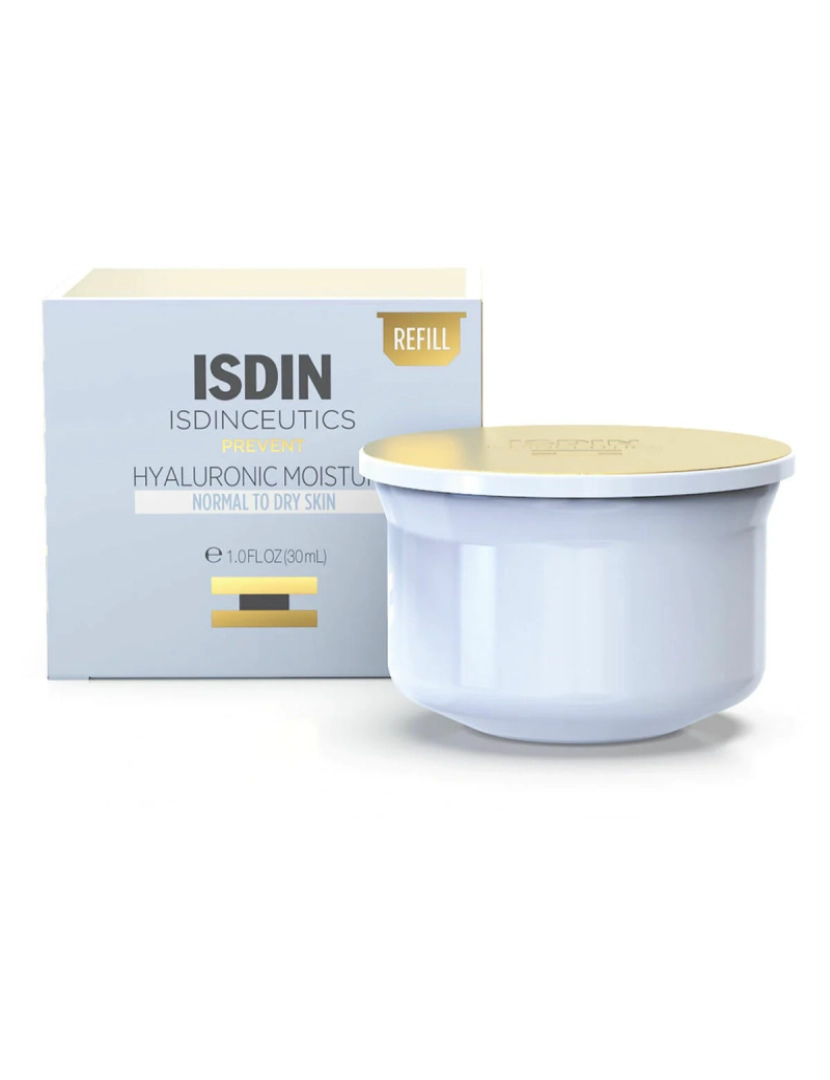 Isdin - Isdin Isdinceutics Hyaluronic Moisture Creme Pele Normal a Seca Recarga 50g