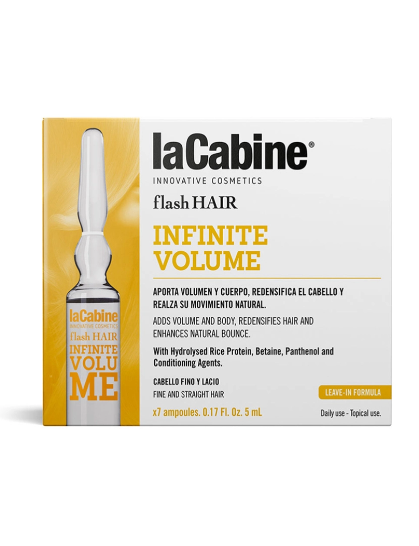 La Cabine - Infinite Volume Flash Hair 7x5Ml