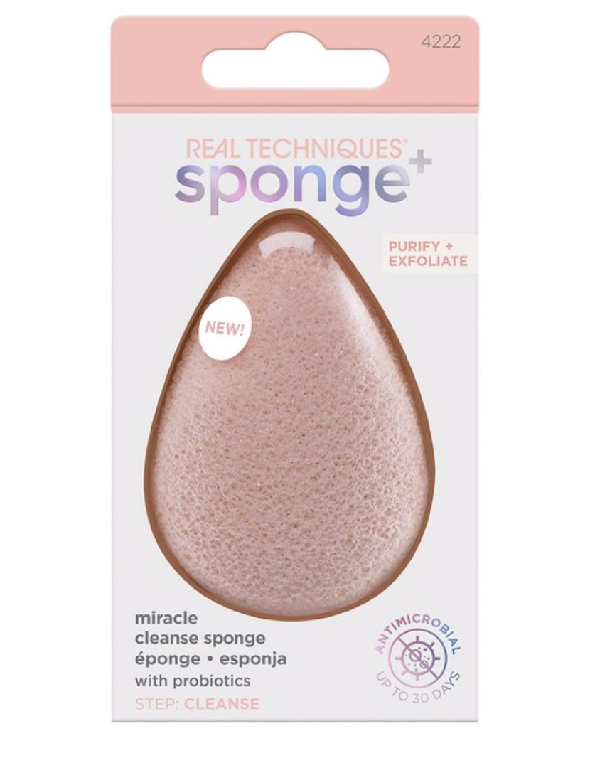 Real Techniques - Sponge+ Miracle Cleanse Sponge Real Techniques