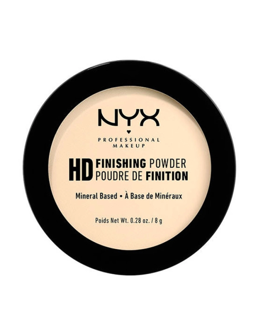 NYX - Pó Base Mineral HD Finishing Powder #banana 8Gr