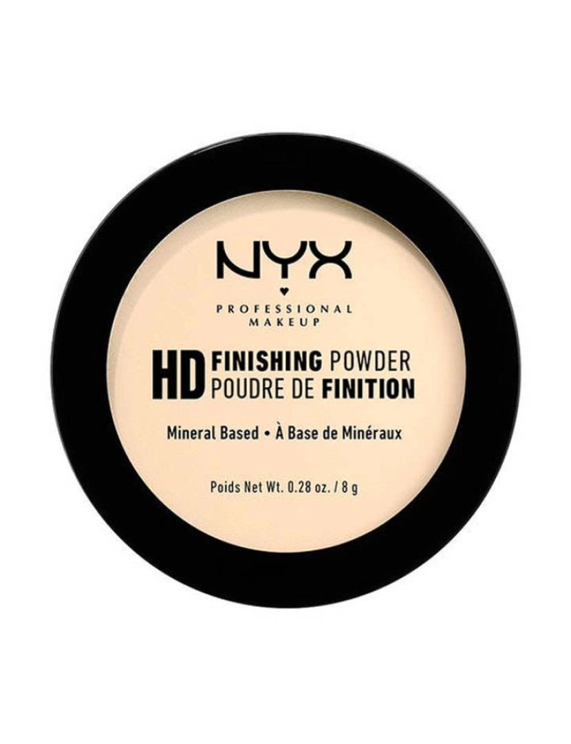 Nyx Professional Make Up - Pó Base Mineral HD Finishing Powder #banana 8Gr