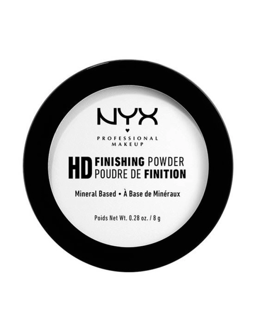 NYX - Pó Base Mineral HD Finishing Powder #translucent 8Gr