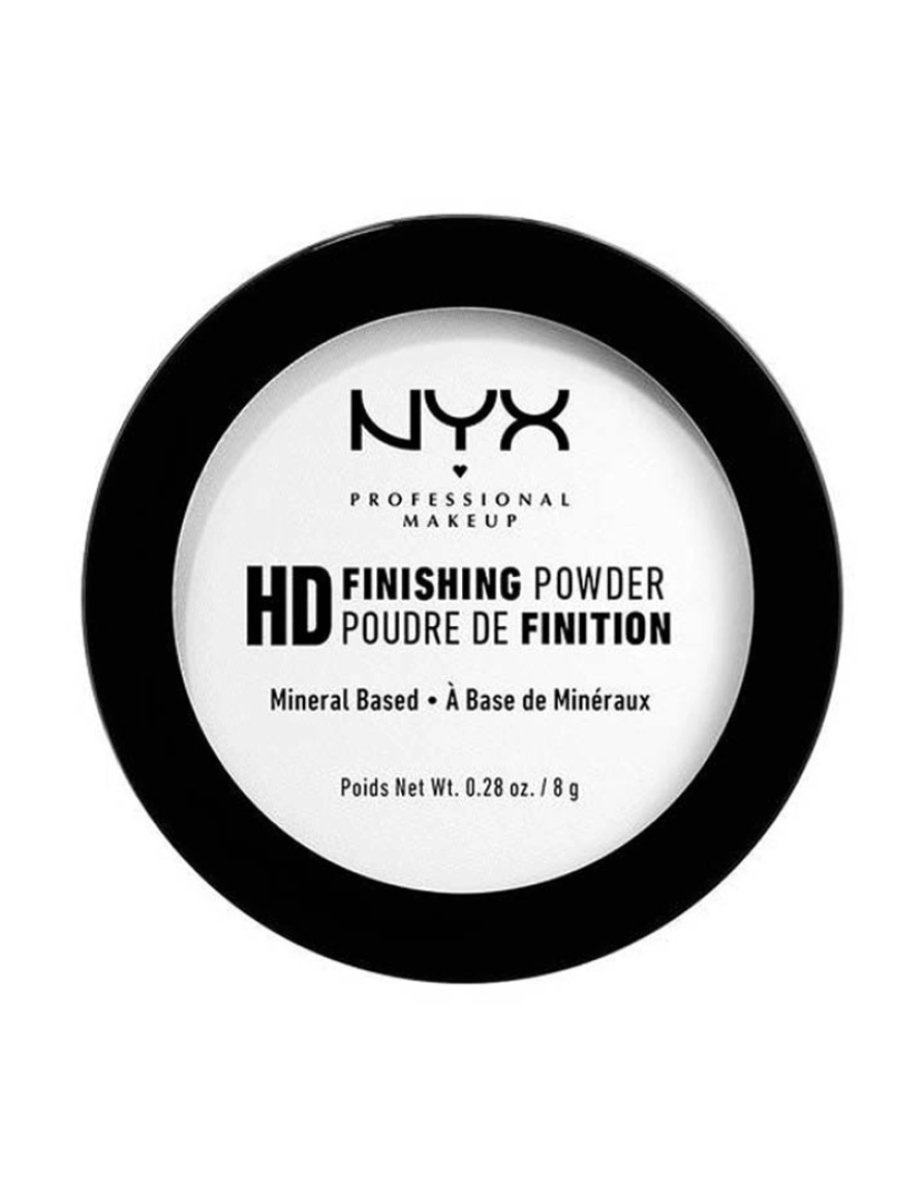 Nyx Professional Make Up - Pó Base Mineral HD Finishing Powder #translucent 8Gr