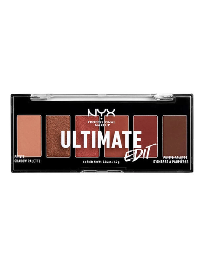 NYX - ULTIMATE EDIT petite shadow palette #warm neutrals 6x1,2
