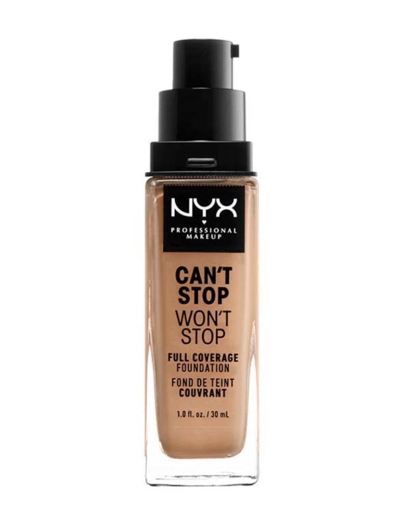 Nyx Professional Make Up - Base Cobertura Total Can't Stop Won't Stop #Neutral Buff