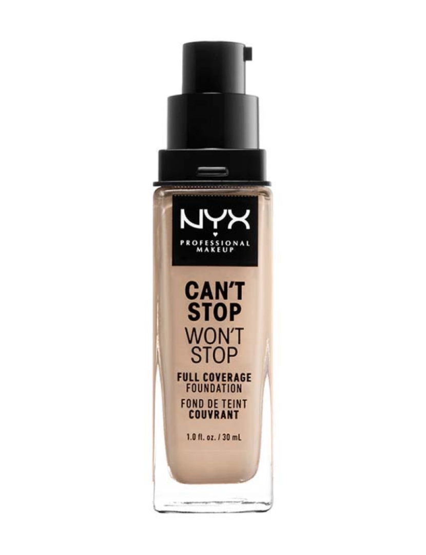 Nyx Professional Make Up - Base Cobertura Total Can't Stop Won't Stop #Alabaster