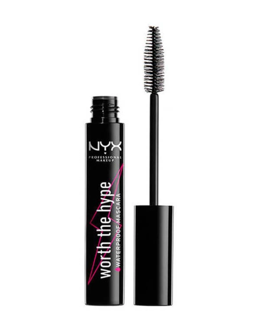 Nyx Professional Make Up - Máscara de Pestanas Worth The Hype Waterproof #Black