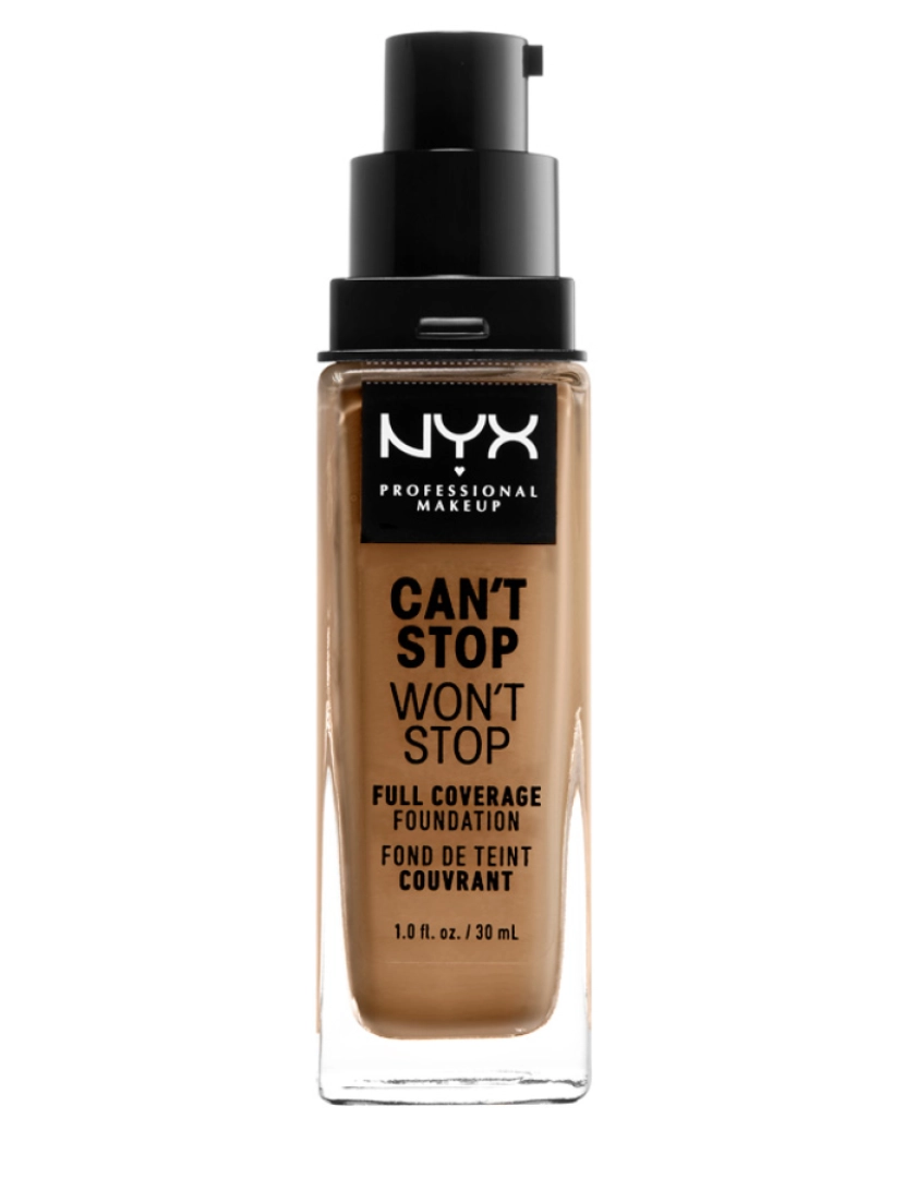 Nyx Professional Make Up - Can't Stop Won't Stop Full Coverage Foundation #golden 30 ml