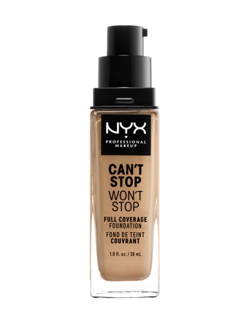 NYX - Base Cobertura Total Can't Stop Won't Stop #Beige 30 Ml