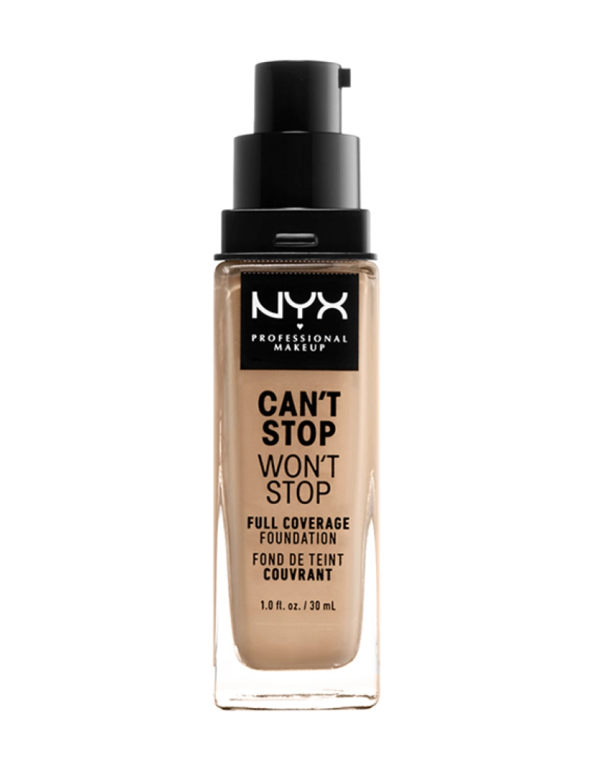 NYX - Base Cobertura Total Can't Stop Won't Stop #Buff 30 Ml