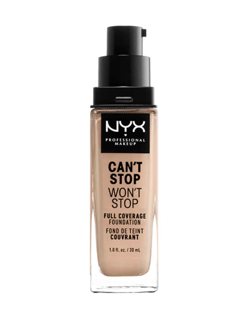 NYX - Base Cobertura Total Can't Stop Won't Stop #Light Ivory