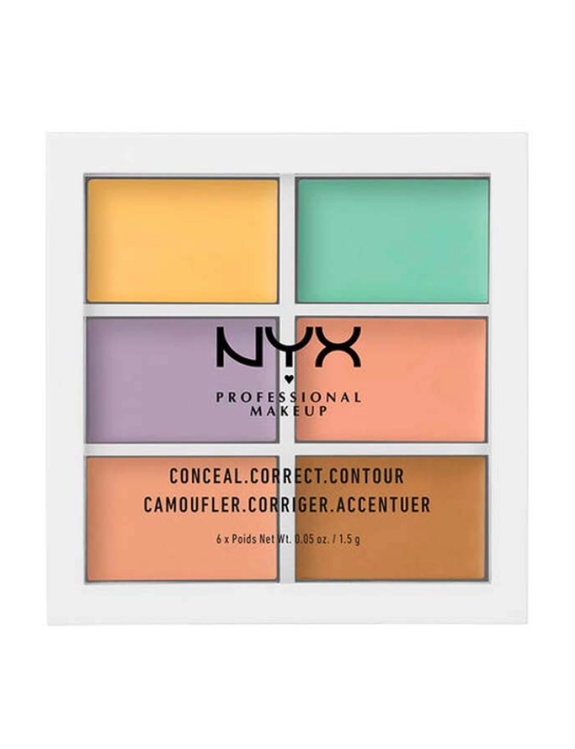 Nyx Professional Make Up - Palete Conceal Correct Contour 6x1,5Gr