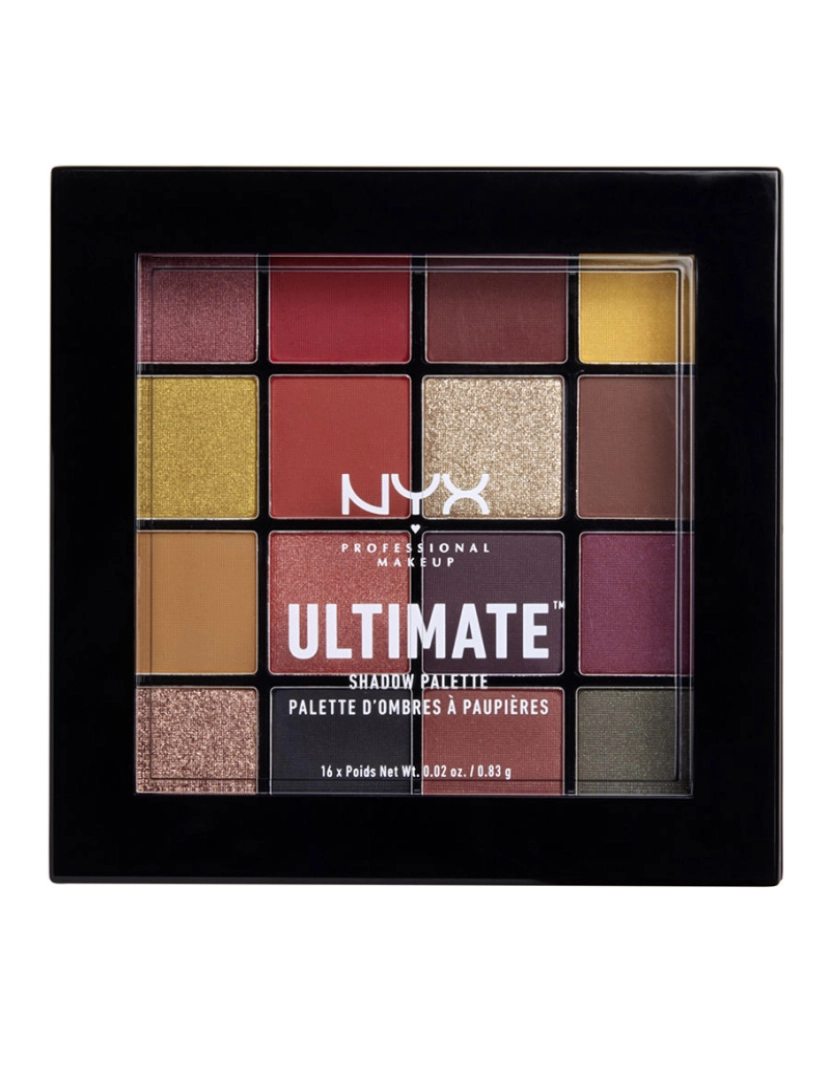 Nyx Professional Make Up - Ultimate Shadow Palette #phoenix 16 X 0,83 g