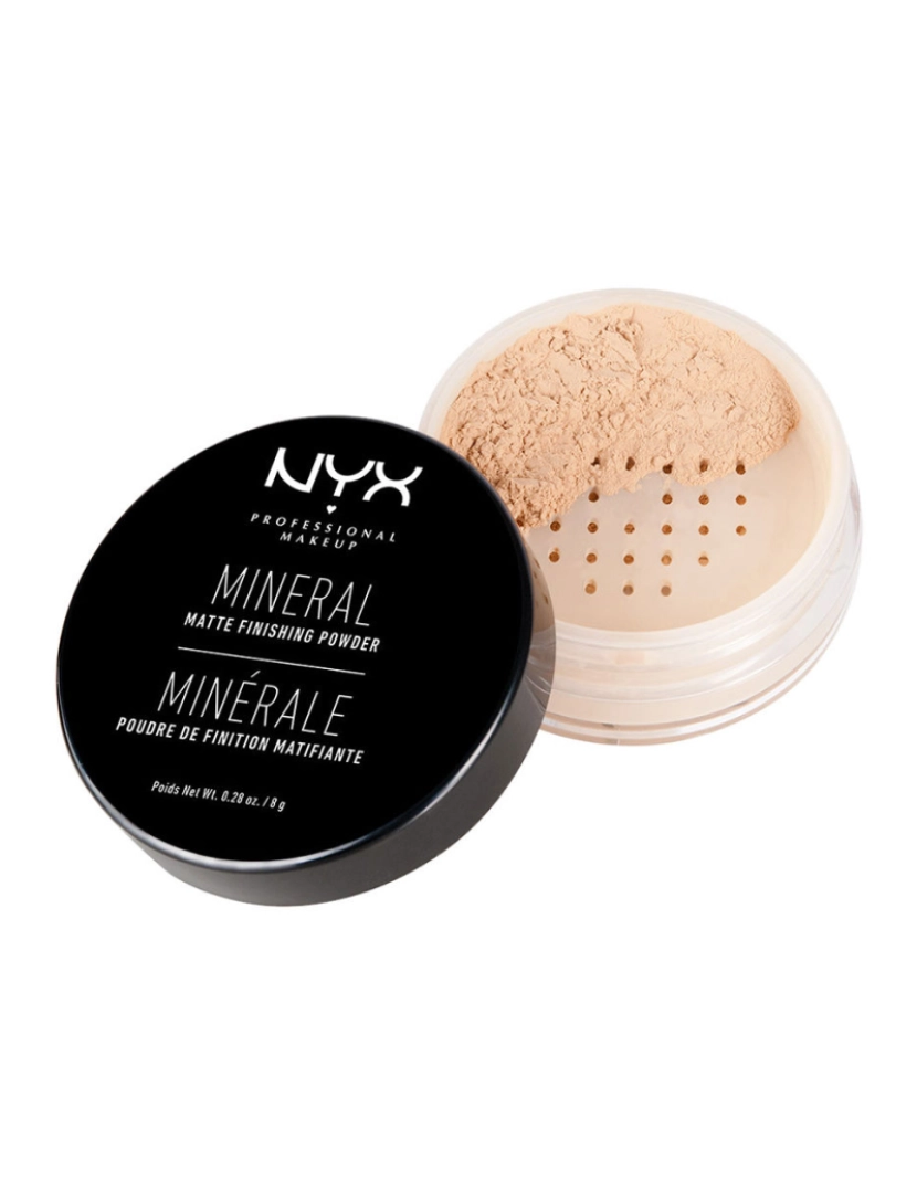 Nyx Professional Make Up - Mineral Matte Finishing Powder #light/medium 8 Gr 8 g