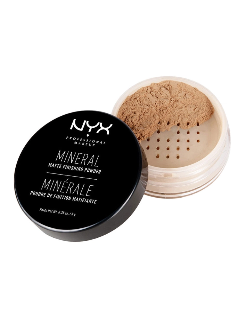 Nyx Professional Make Up - Mineral Matte Finishing Powder #medium/dark 8 Gr 8 g