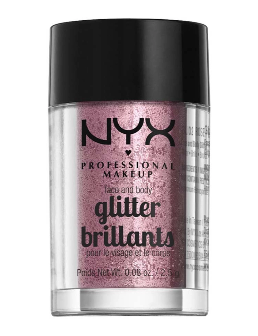 NYX - Glitter Brillants Face And Body #Rose