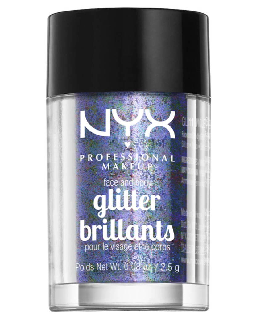 Nyx Professional Make Up - Glitter Brillants Face And Body #violet 2,5 g