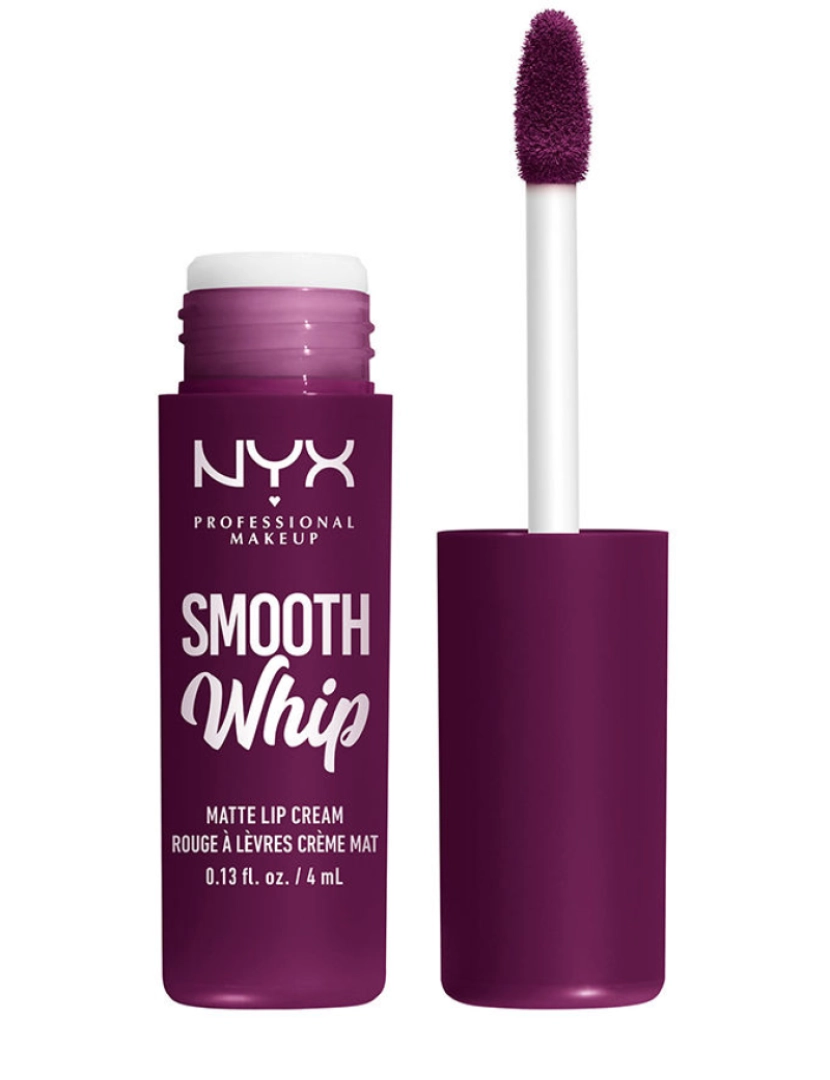 imagem de Creme Labial Fosco Smooth Whipe #berry Bed Nyx Professional Make Up 4 ml1