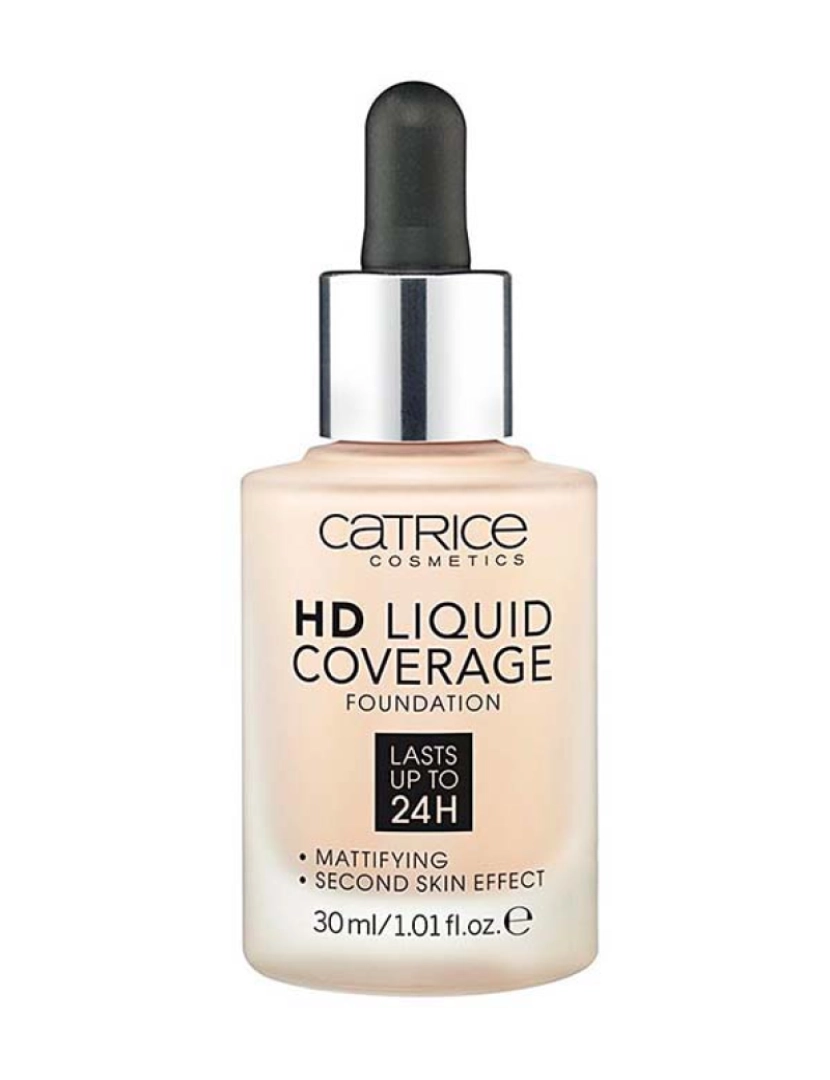 Catrice - Hd Liquid Coverage Foundation Lasts Up To 24H #010-Light Beige 30 Ml