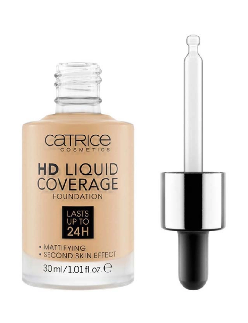 Catrice - Hd Liquid Coverage Foundation Lasts Up To 24H #036-Hazelnut