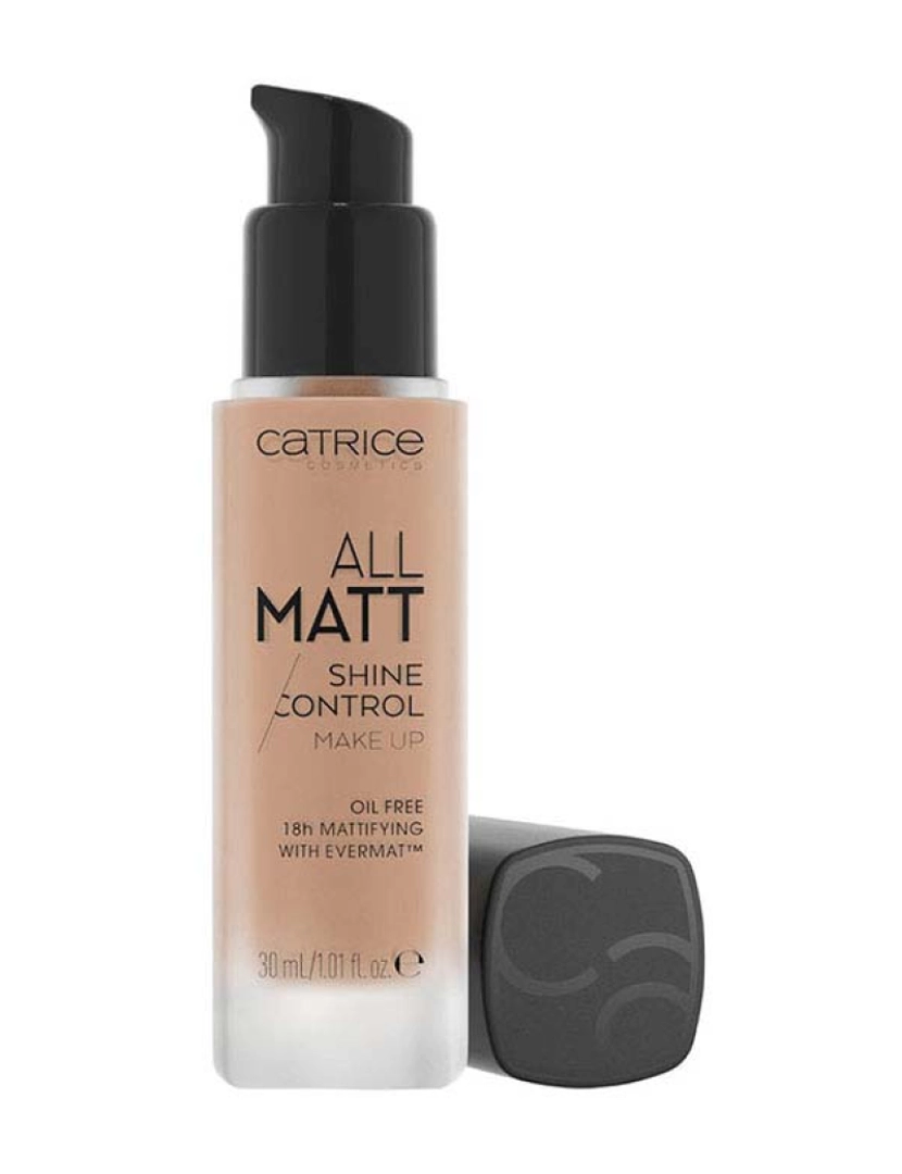Catrice - All Matt Shine Control Make Up #033C-Cool Almond 30 Ml