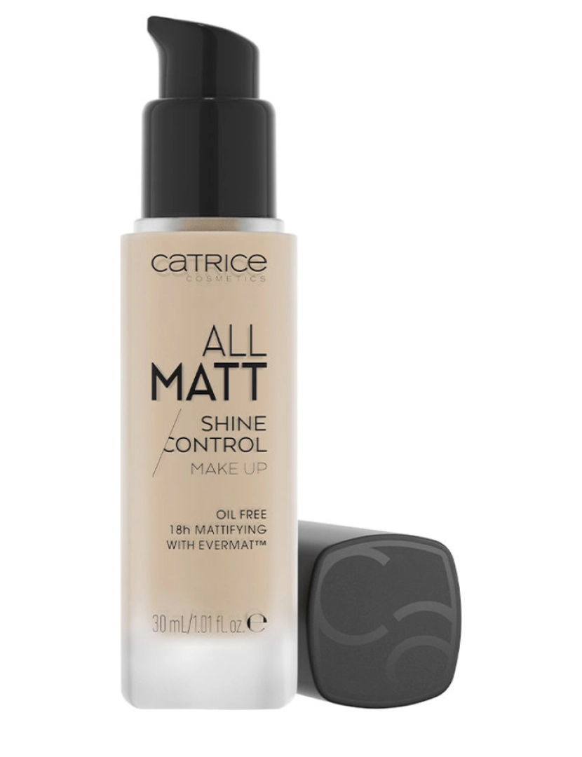 foto 1 de All Matt Shine Control Makeup #010n-neutral Light Beige Catrice 30 ml