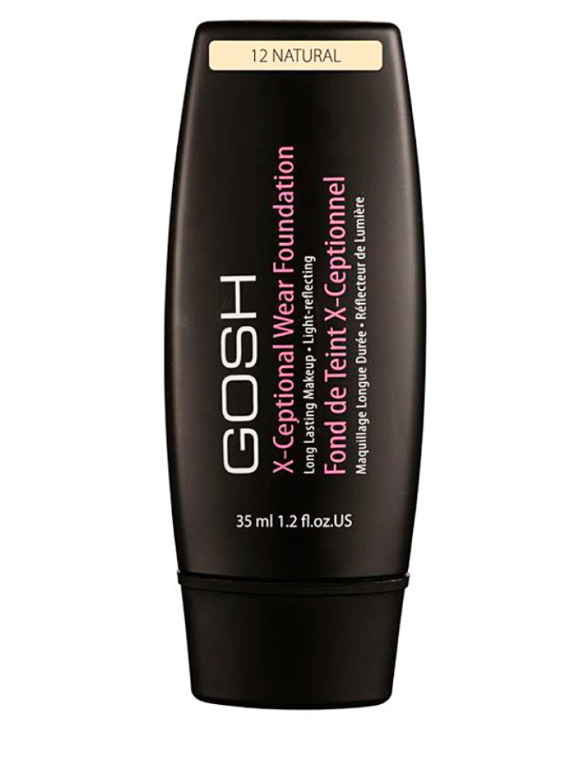 Gosh - X-ceptional Wear Foundation Long Lasting Makeup #12-natural Gosh 35 ml