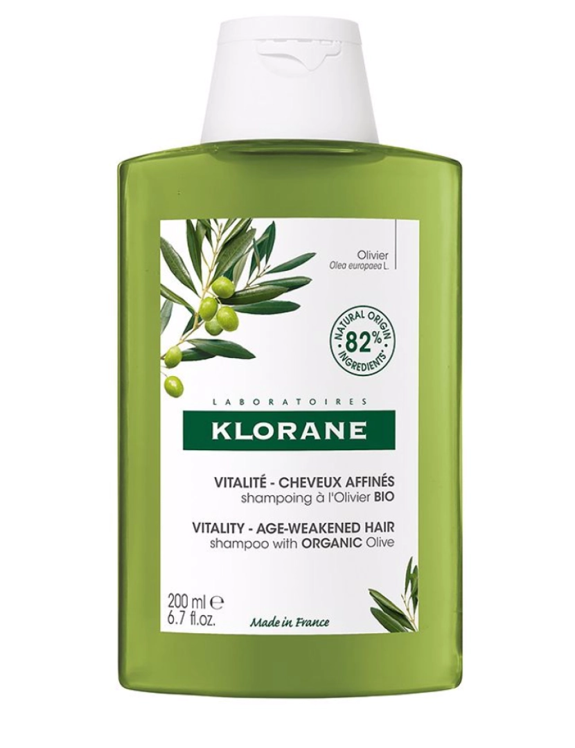 Klorane - Al Olivo Bio Champú Vitalidad Para Cabello Debilitado Klorane 200 ml