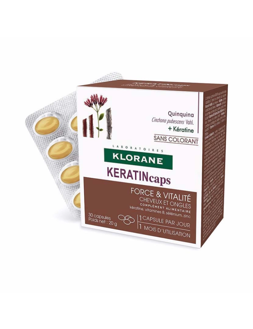 Klorane - A La Keratin Food Supplement Hair And Nails 30 U