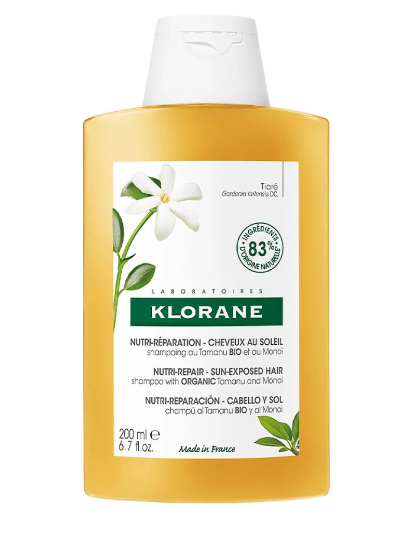 Klorane - Polysianes Monoï Y Tamanu Bio Champú Nutritivo Klorane 200 ml