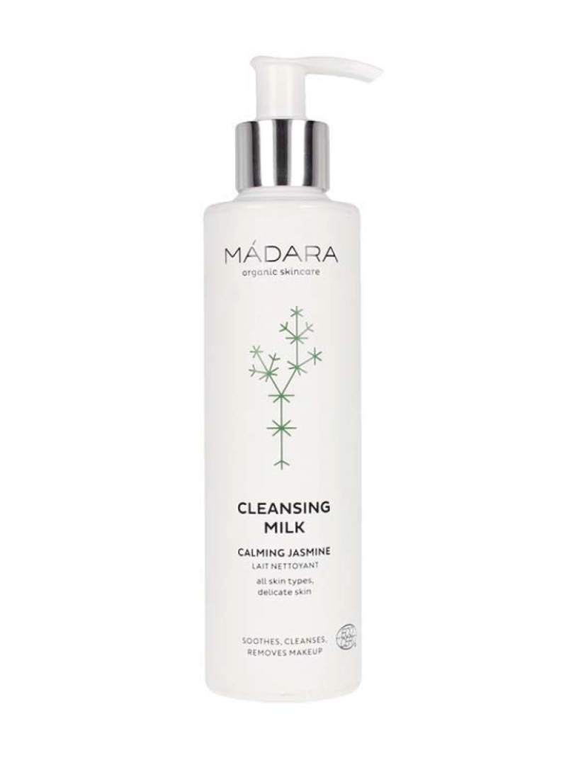 Mádara Organic Skincare - Cleansing Milk Calming Jasmine 200 Ml