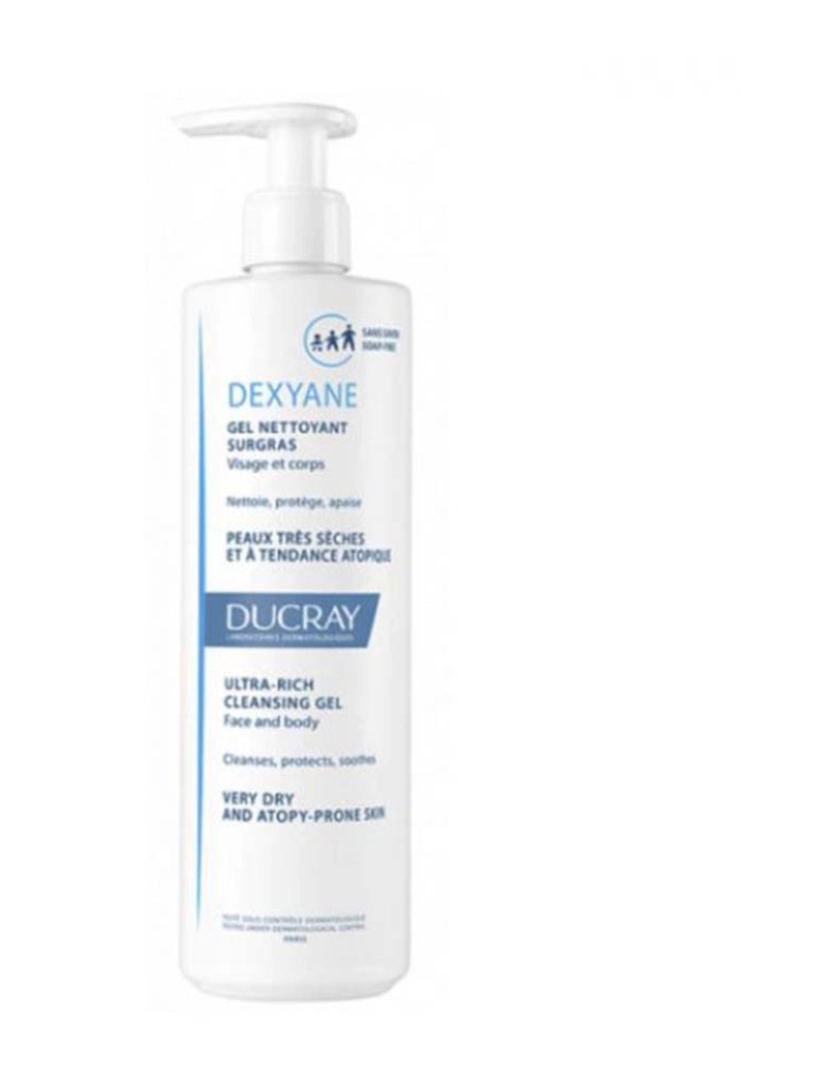 Ducray  - Gel de Limpeza Ultra-Rico Dexyane 400Ml