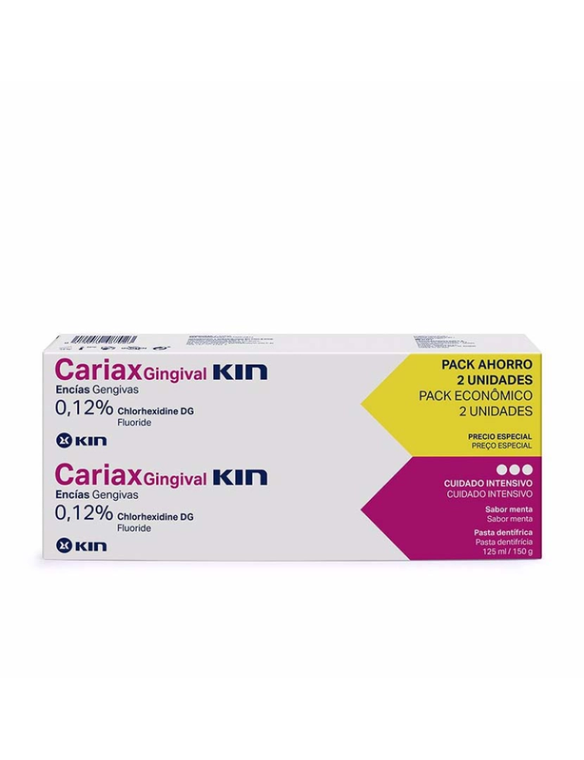 Kin - Cariax Gingival Pasta Dentífrica Set 2 Pz