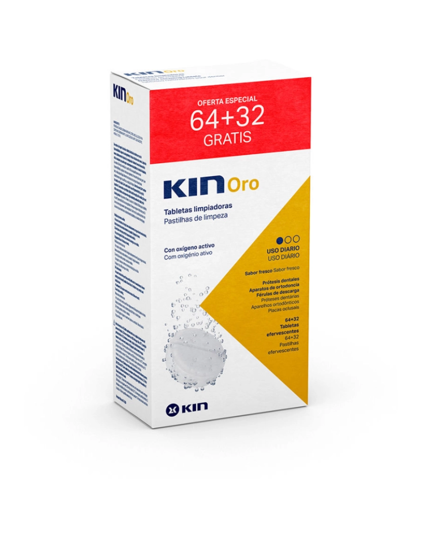 Kin - Kin Oro Tabletas Limpiadoras 64 + Kin