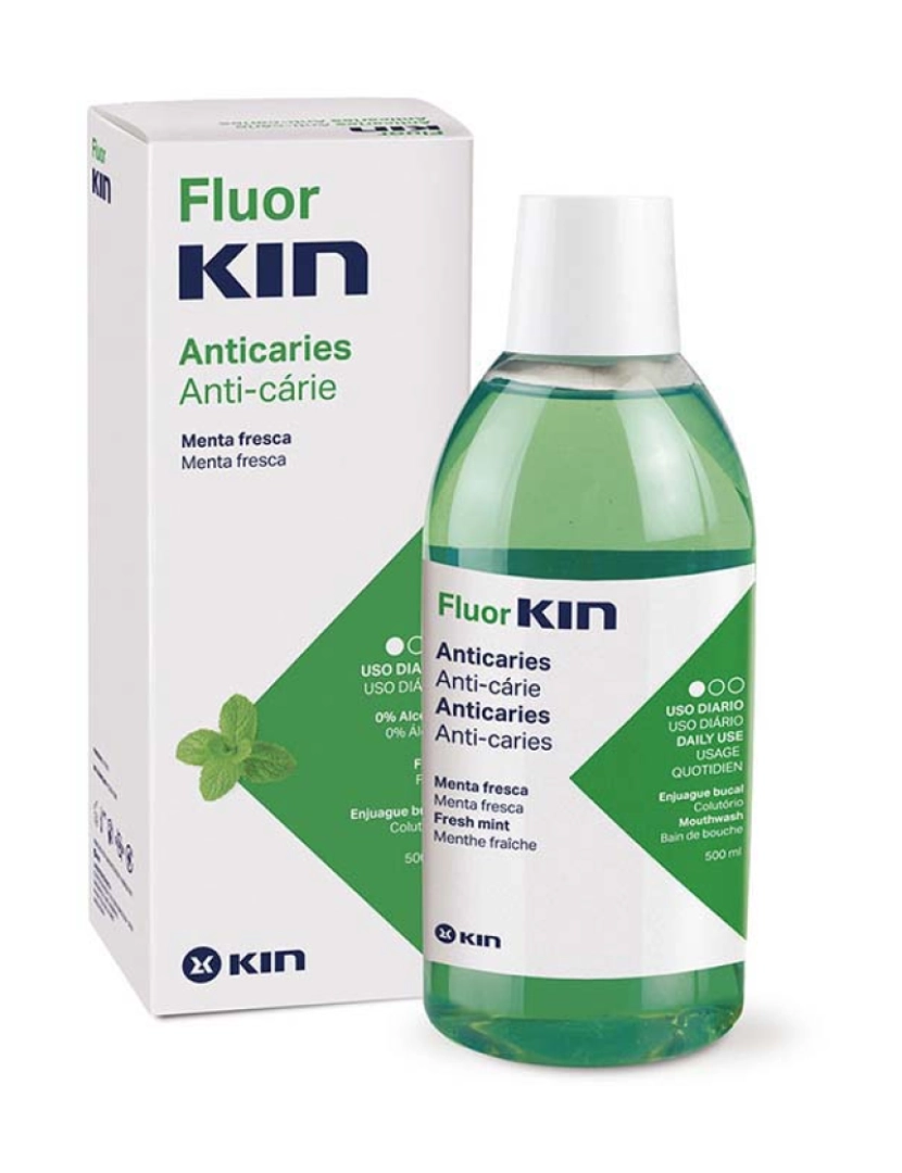 Kin - Fluorkin Anticaries Elixir Bucal 500 Ml