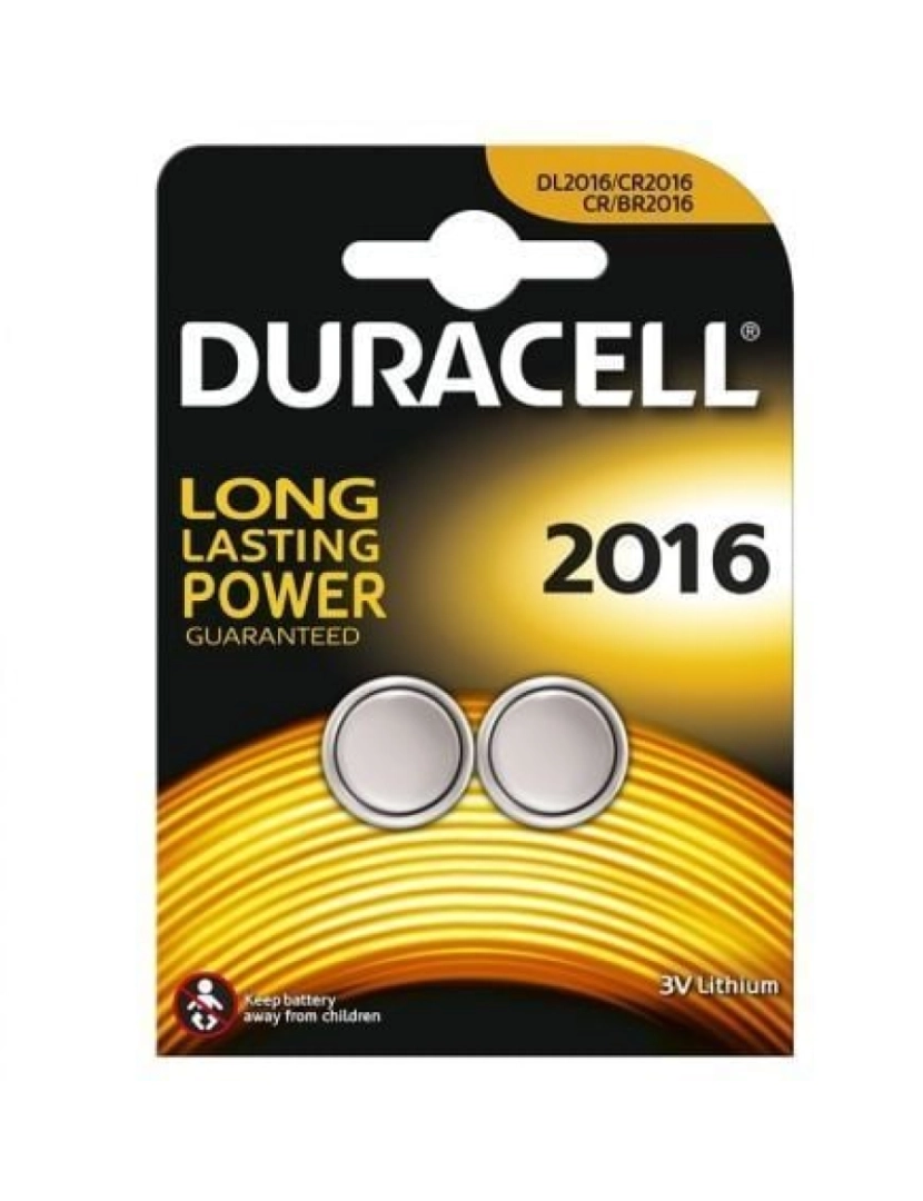 Duracell - Duracell Boton Litio 3v 2016 Dl/cr2016 Pilas Pack X Duracell