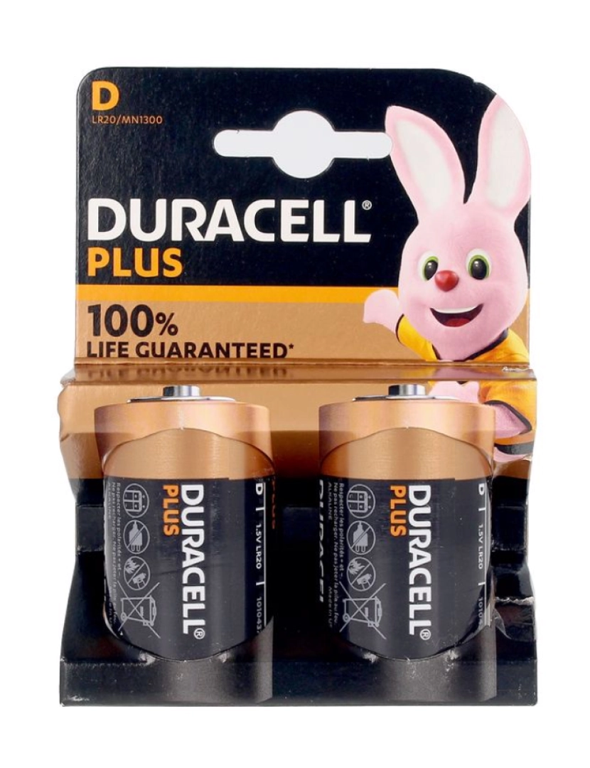 Duracell - Duracell Plus Power Lr20/mn1300 Pilas Pack X Duracell