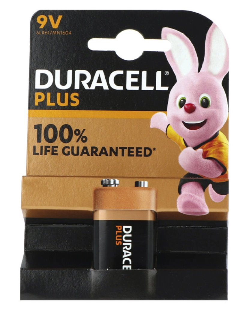 Duracell - Duracell Plus Power 9v 6lr61/mn1604 Pila X Duracell