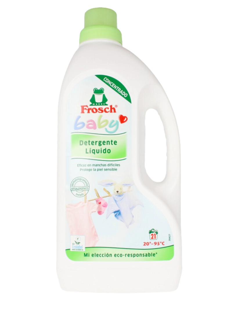 imagem de Frosch Baby Ecológico Detergente Líquido 21 Lavados Frosch 1500 ml1
