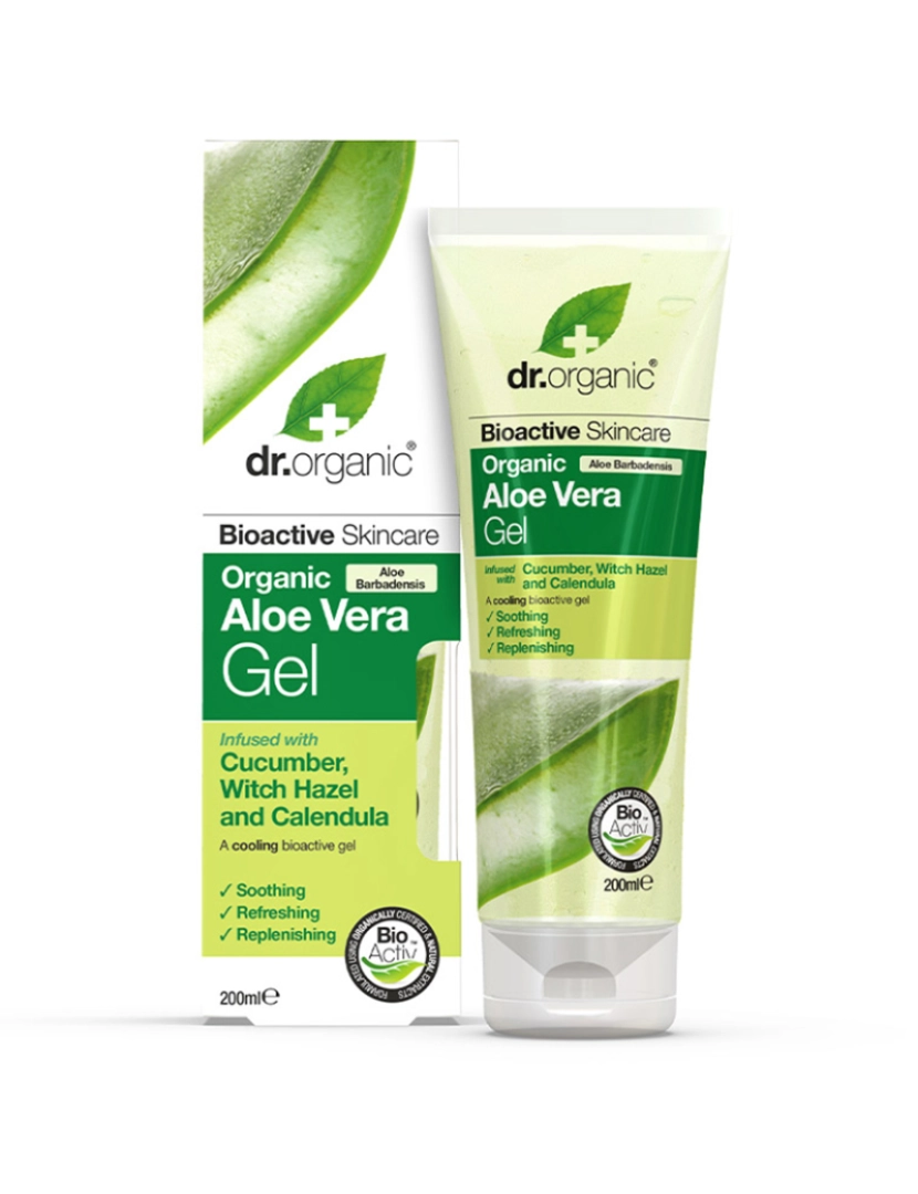 Dr. Organic - Gel c/ Pepino e Calendula Aloe Vera 200Ml