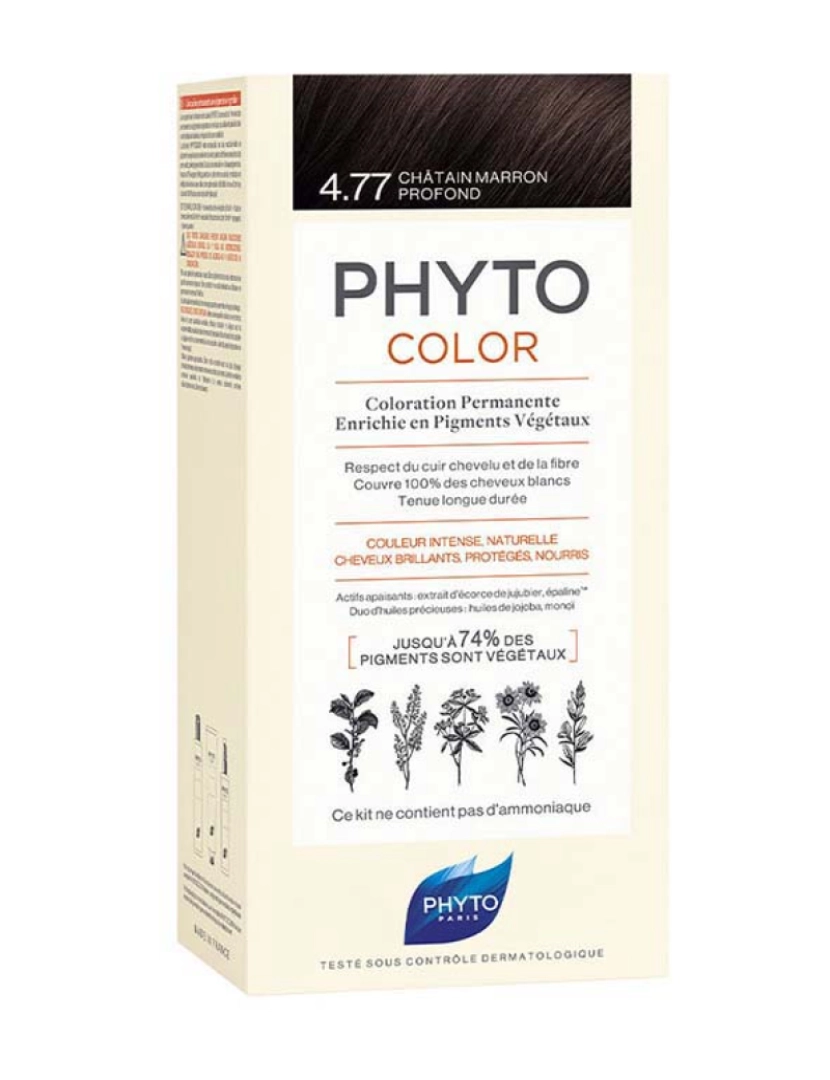 Phyto - Phytocolor #4.77-Castaño Marrón Intenso 4 U