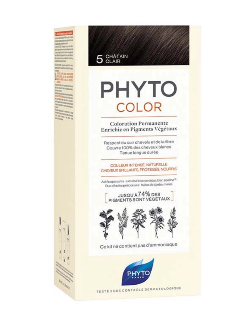 Phyto - Phytocolor #5-Castaño Claro 4 U
