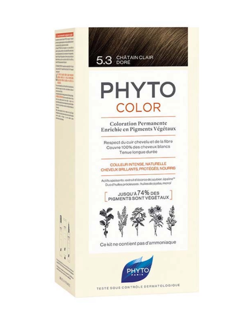 Phyto - Phytocolor #5.3-Castaño Claro Dorado 4 U