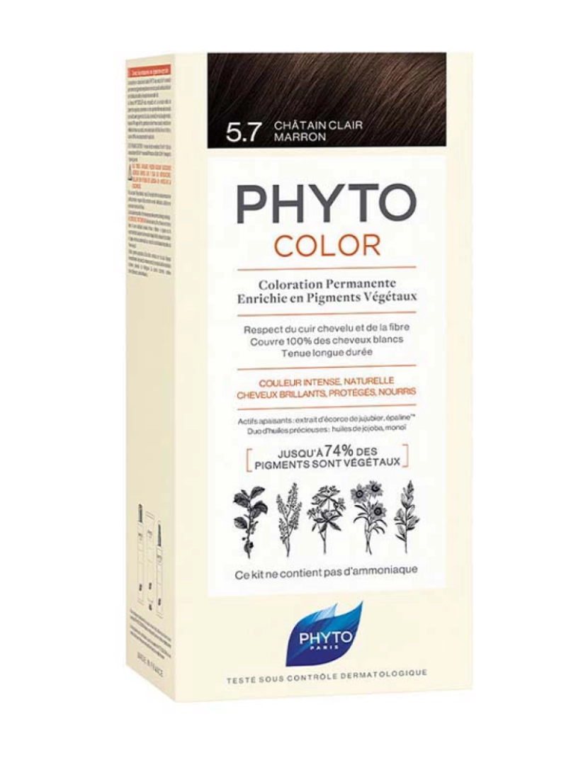 Phyto - Phytocolor #5.7-Castaño Marrón Claro 4 U