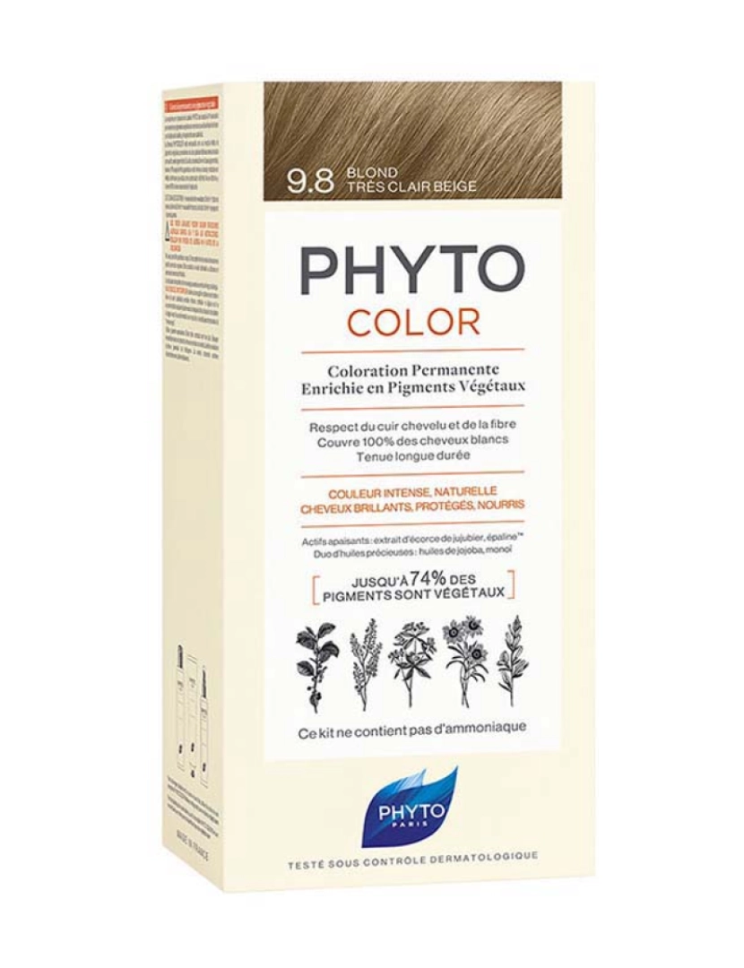 Phyto - Phytocolor #9.8-Rubio Beige Muy Claro 4 U