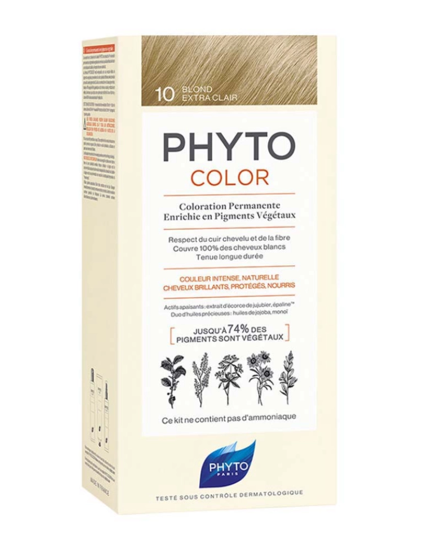 Phyto - Phytocolor #10-Rubio Extra Claro 4 U