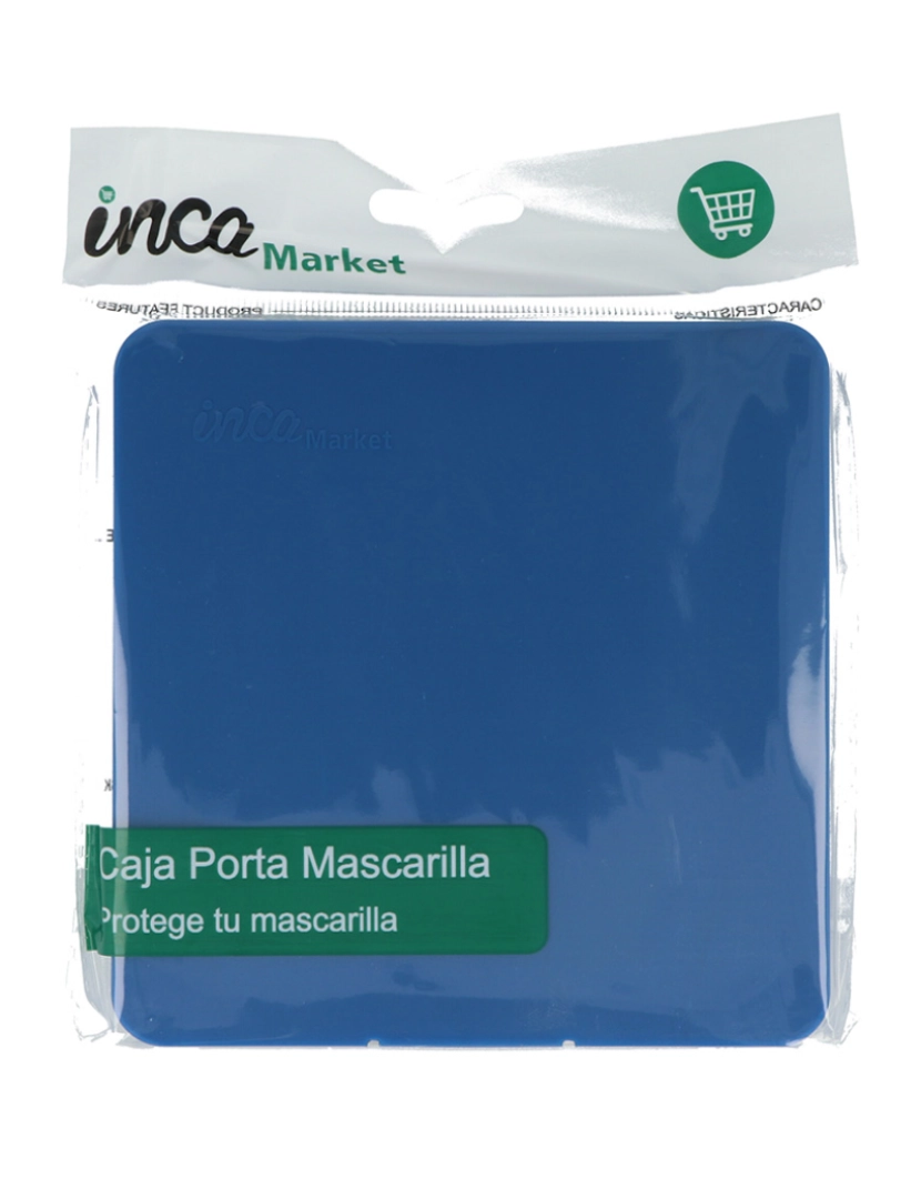 foto 1 de Market Porta Mascarilla Ffp2 Quirúrgica/higiénica #azul Marino Inca