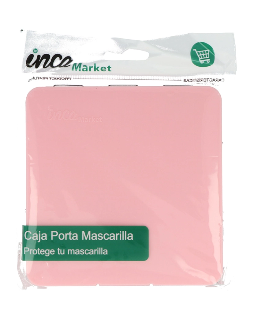 foto 1 de Market Porta Mascarilla Ffp2 Quirúrgica/higiénica #rosa Inca