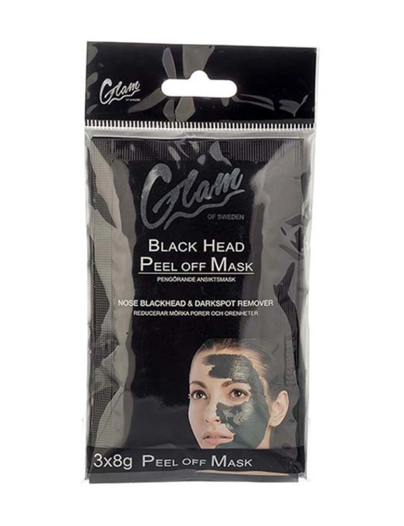 Glam Of Sweden - Máscara Black Head Peel Off 3x8Gr